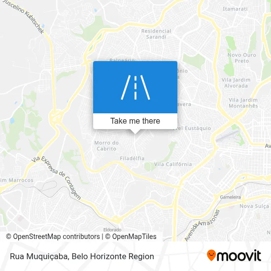 Rua Muquiçaba map