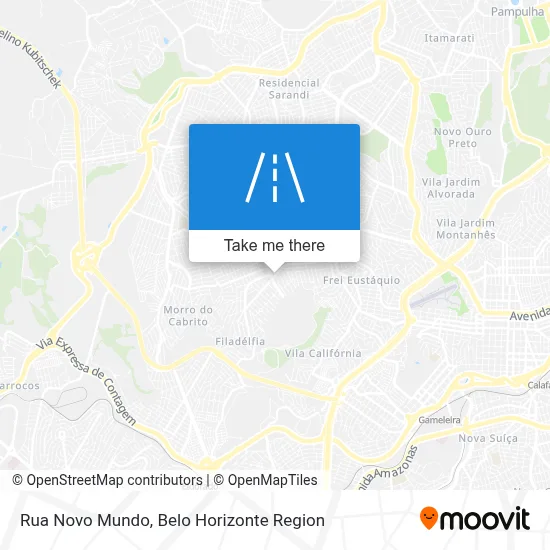 Rua Novo Mundo map