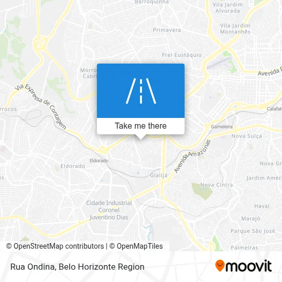Rua Ondina map
