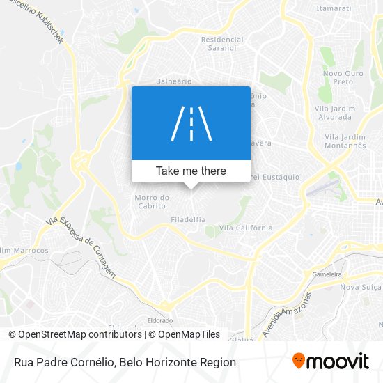 Mapa Rua Padre Cornélio