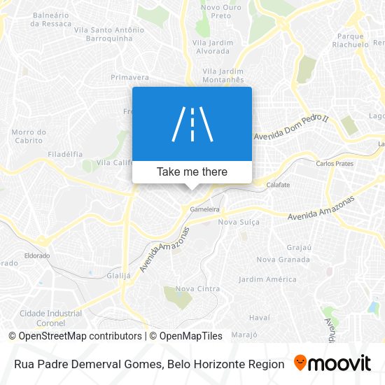 Rua Padre Demerval Gomes map