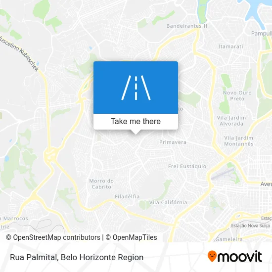 Rua Palmital map