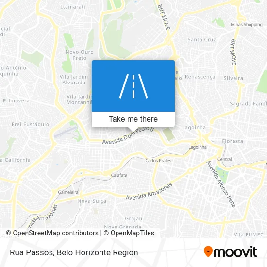 Rua Passos map