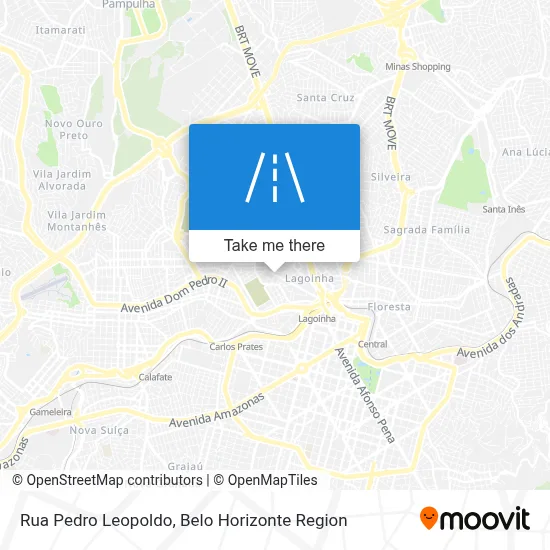 Rua Pedro Leopoldo map