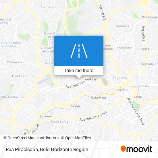 Mapa Rua Piracicaba