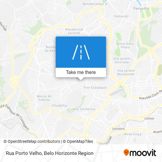 Rua Porto Velho map