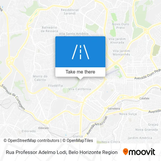 Rua Professor Adelmo Lodi map