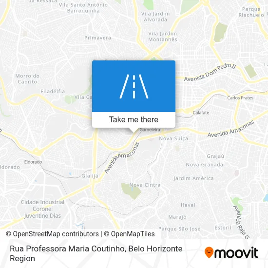 Rua Professora Maria Coutinho map