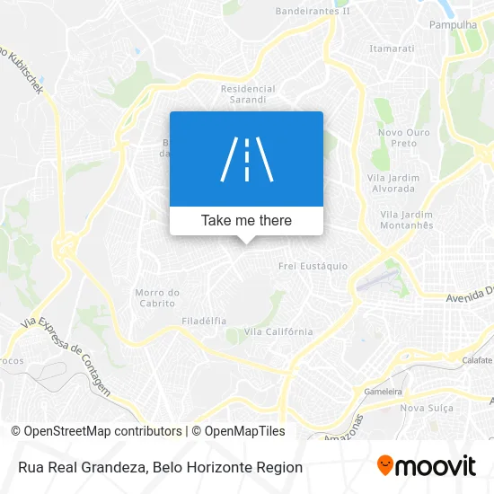 Rua Real Grandeza map