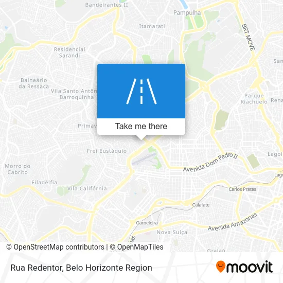 Rua Redentor map