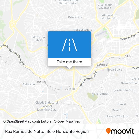 Mapa Rua Romualdo Netto