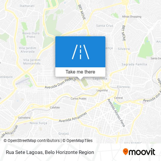 Rua Sete Lagoas map