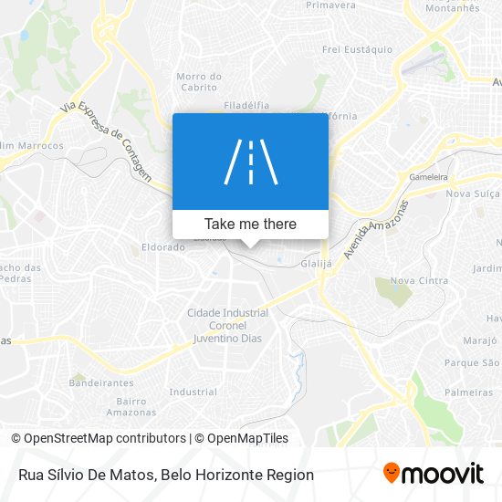 Rua Sílvio De Matos map