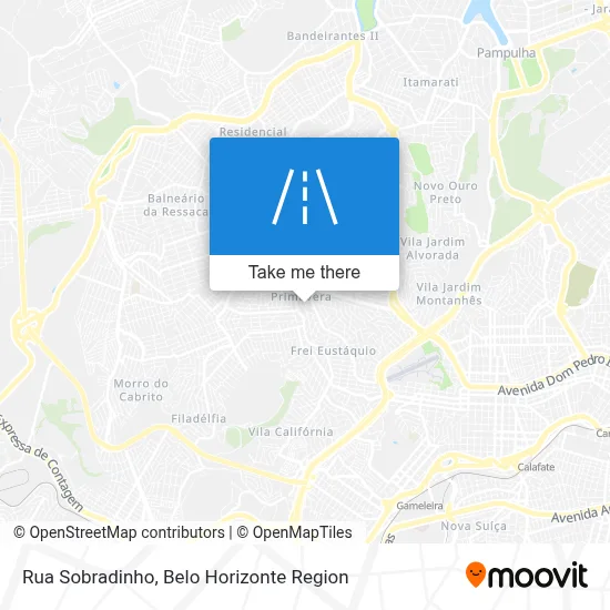 Rua Sobradinho map