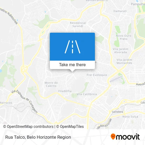 Rua Talco map