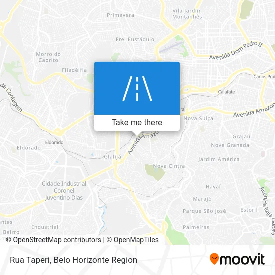 Rua Taperi map