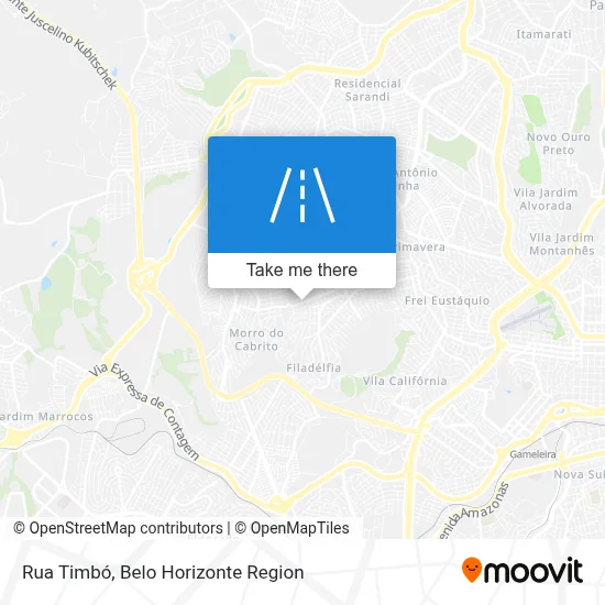 Rua Timbó map