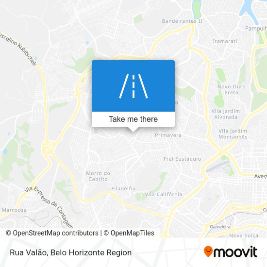 Rua Valão map