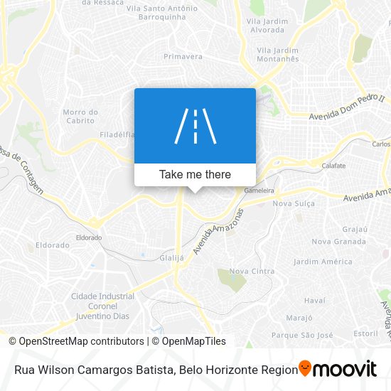 Rua Wilson Camargos Batista map
