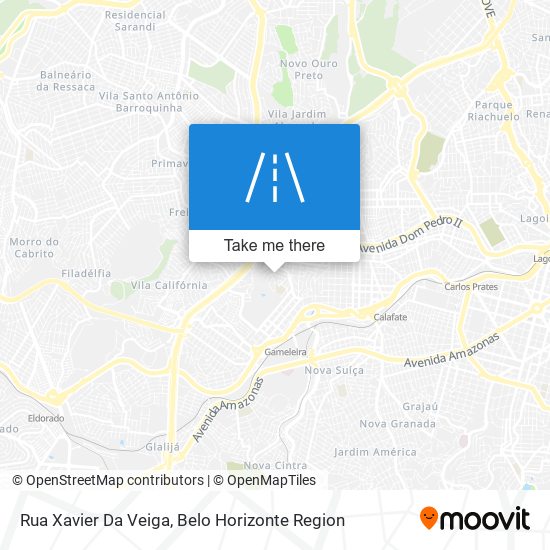 Mapa Rua Xavier Da Veiga