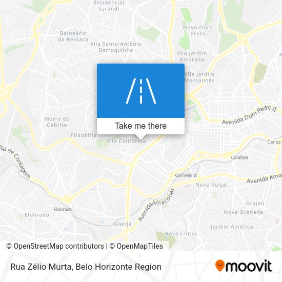Rua Zélio Murta map