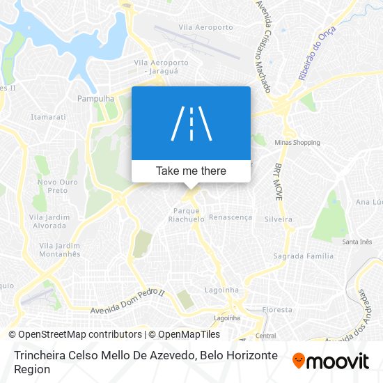 Trincheira Celso Mello De Azevedo map