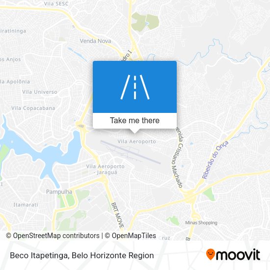 Beco Itapetinga map