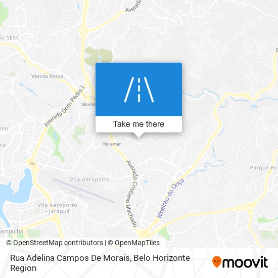 Mapa Rua Adelina Campos De Morais