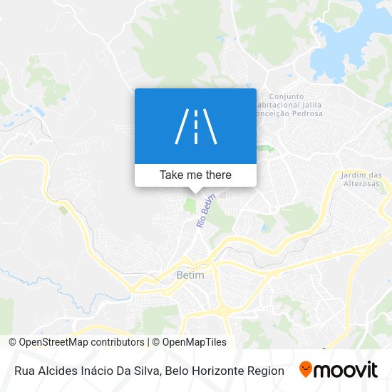 Rua Alcides Inácio Da Silva map
