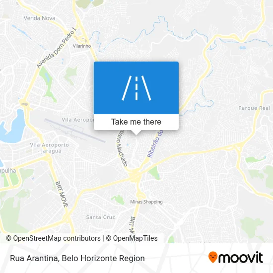 Rua Arantina map