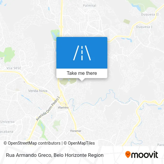 Rua Armando Greco map