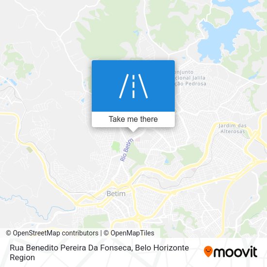 Rua Benedito Pereira Da Fonseca map