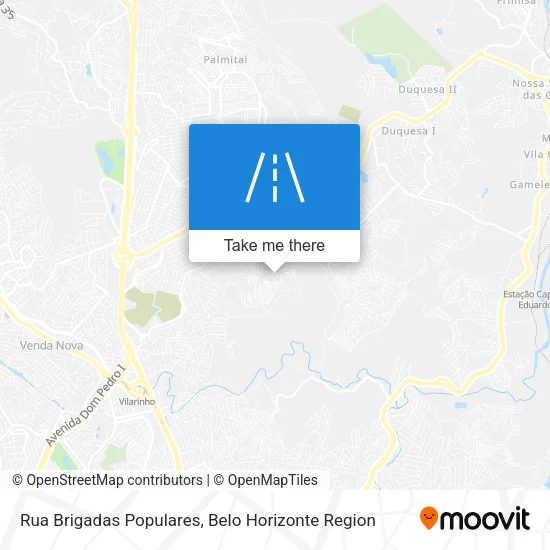 Rua Brigadas Populares map