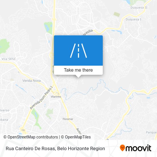 Rua Canteiro De Rosas map