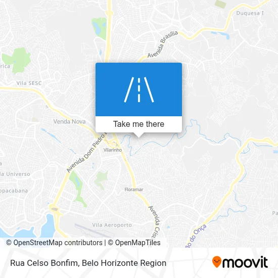 Rua Celso Bonfim map