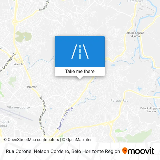 Rua Coronel Nelson Cordeiro map