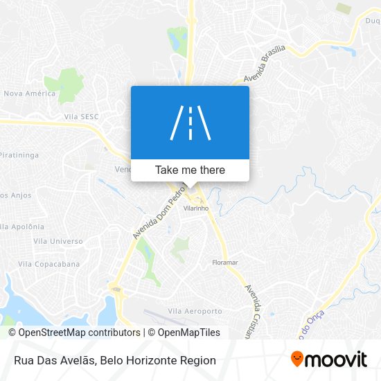 Rua Das Avelãs map