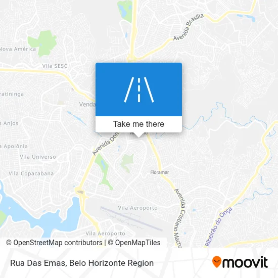 Rua Das Emas map