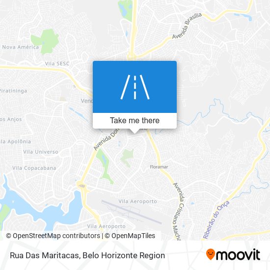 Rua Das Maritacas map