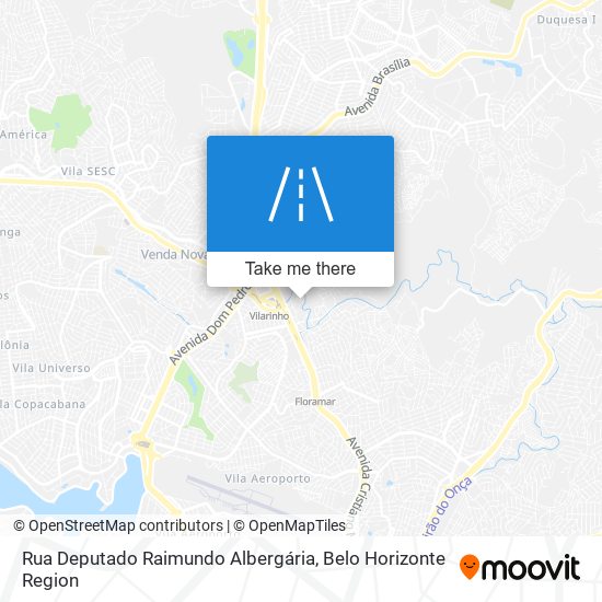 Mapa Rua Deputado Raimundo Albergária