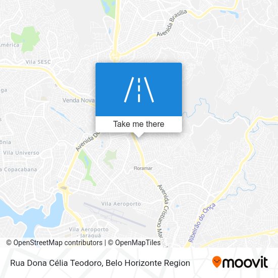 Rua Dona Célia Teodoro map