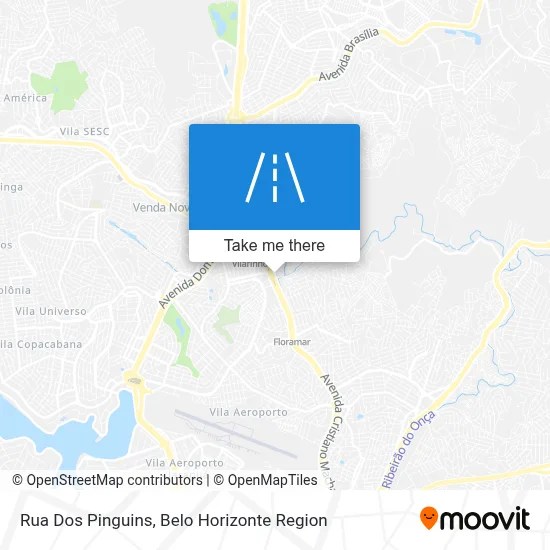 Rua Dos Pinguins map