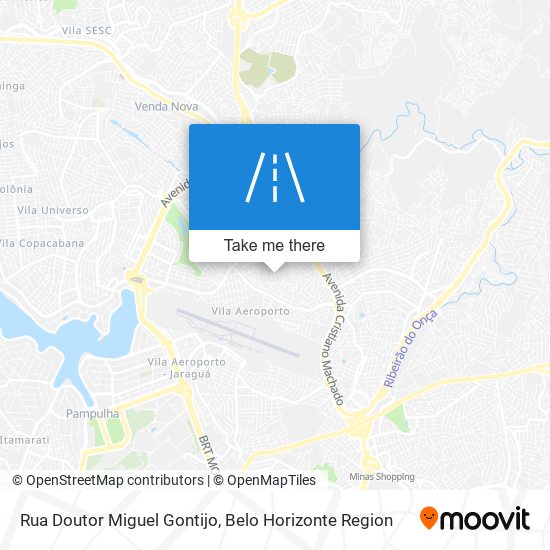 Mapa Rua Doutor Miguel Gontijo