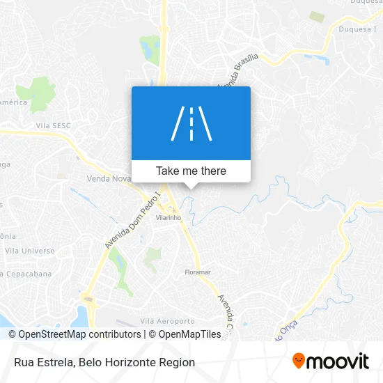 Rua Estrela map