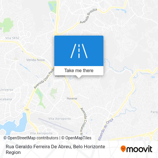 Rua Geraldo Ferreira De Abreu map