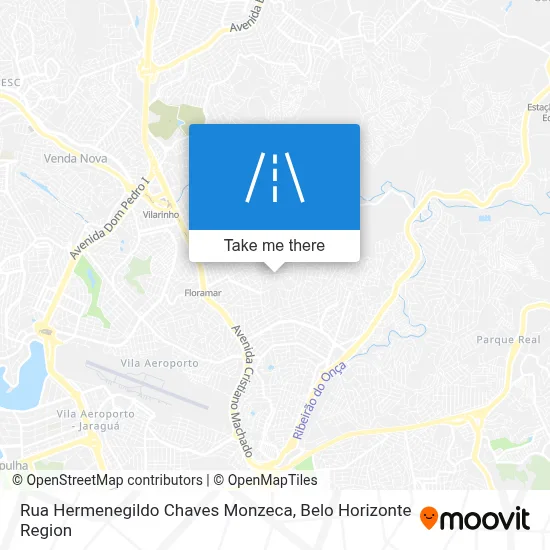 Rua Hermenegildo Chaves Monzeca map