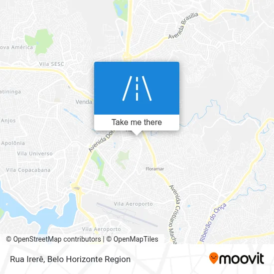 Rua Irerê map