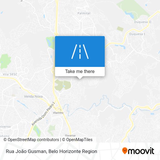 Rua João Gusman map
