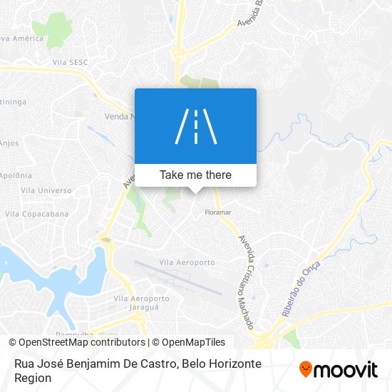 Rua José Benjamim De Castro map