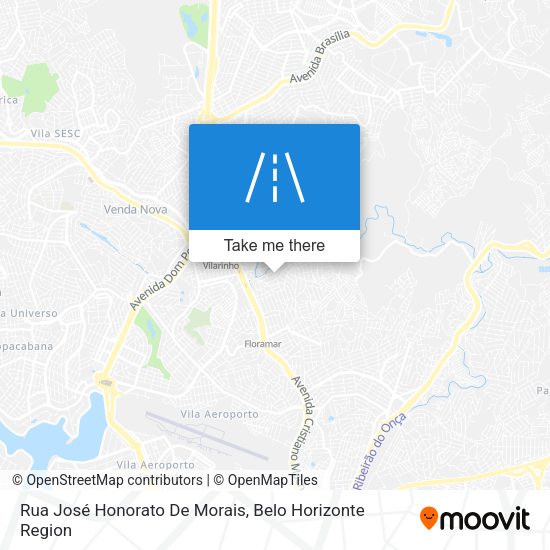 Rua José Honorato De Morais map